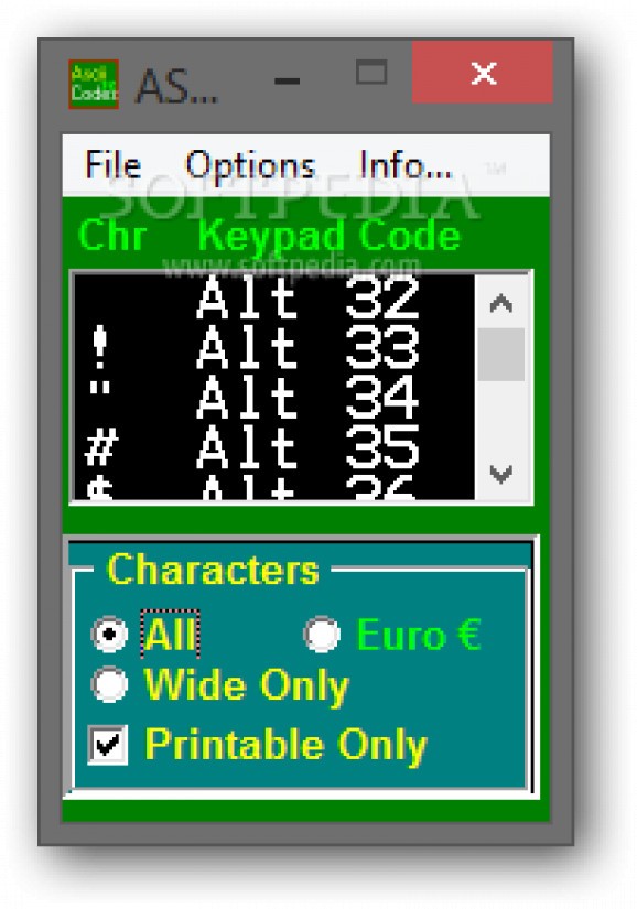ASCII FindKey screenshot