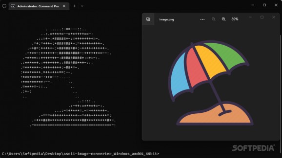 ASCII Image Converter screenshot
