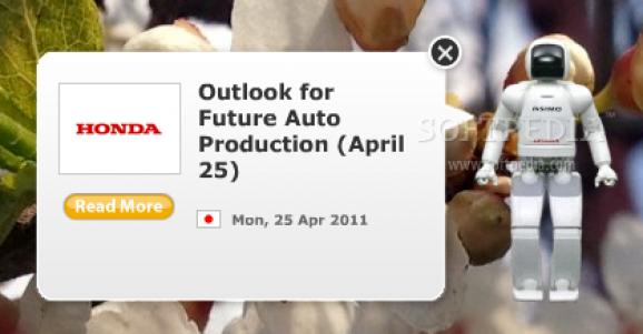 ASIMO Desktop Widget screenshot