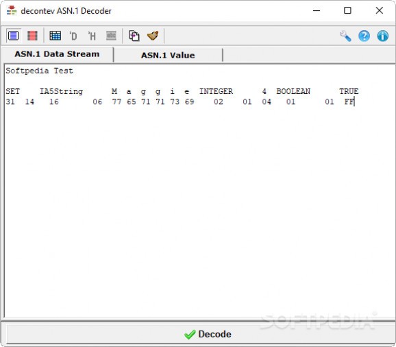 ASN.1 Decoder screenshot