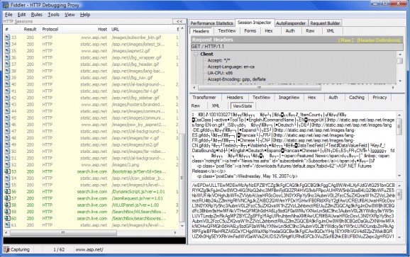 ASP.NET ViewState Helper (Fiddler Extension) screenshot