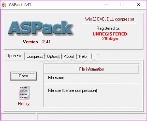 ASPack screenshot