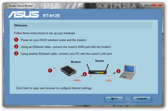 ASUS RT-N12E Wireless Router Utilities screenshot