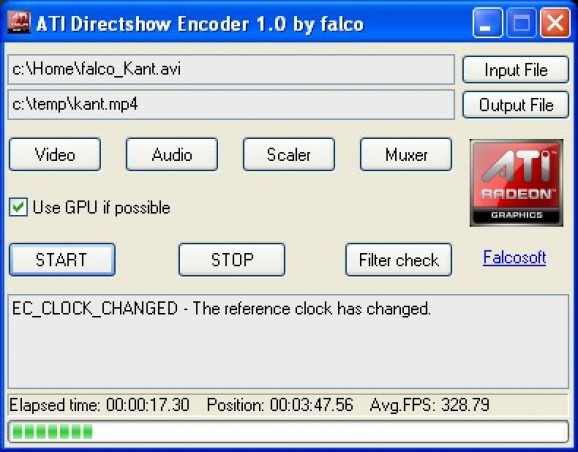 ATI Directshow Encoder screenshot