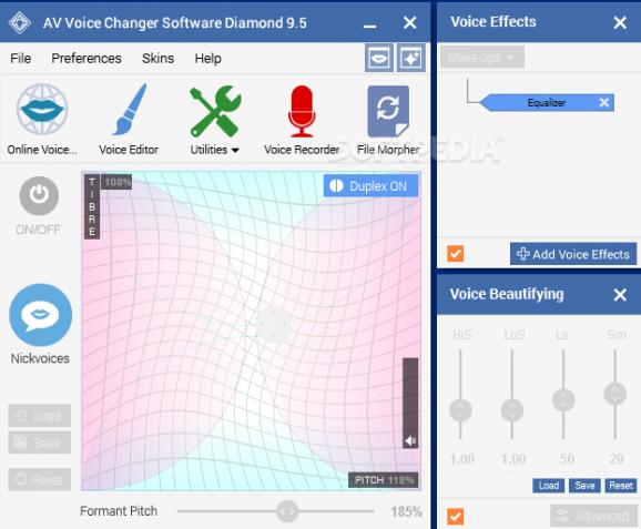 AV Voice Changer Software Diamond screenshot