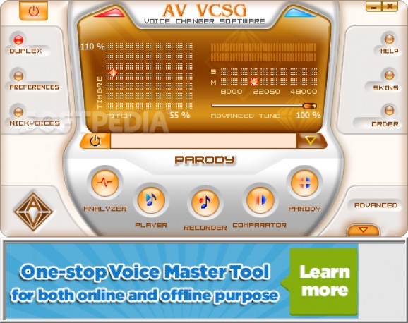 AV Voice Changer Software Gold Edition screenshot
