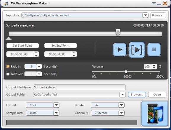 AVCWare Ringtone Maker screenshot