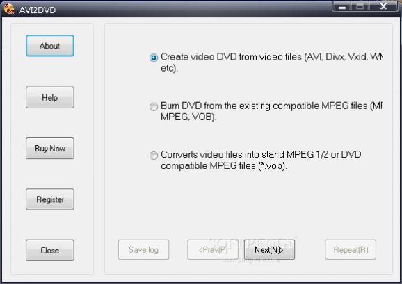 AVI to DVD Maker screenshot