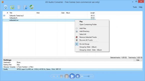AV Audio Converter screenshot