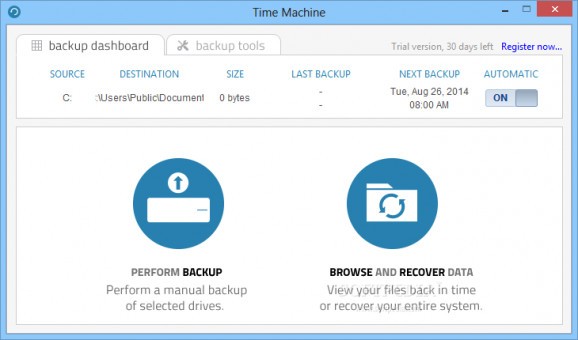 Time Machine (formerly AX64 Time Machine) screenshot