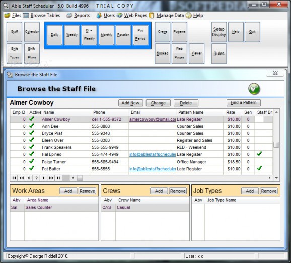 Able Staff Scheduler screenshot