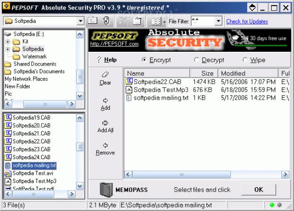 Absolute Security Pro screenshot
