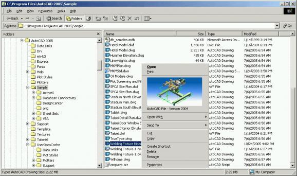 AcadPVI Shell Extension screenshot
