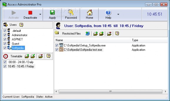 Access Administrator Pro screenshot
