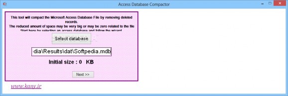 Access Database Compactor screenshot