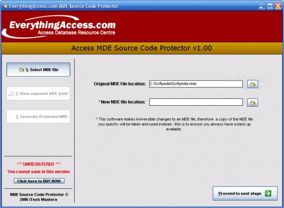 Access MDE Source Code Protector screenshot