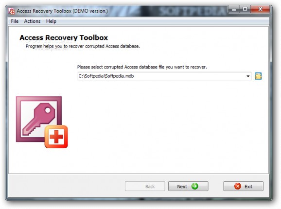 Access Recovery Toolbox screenshot