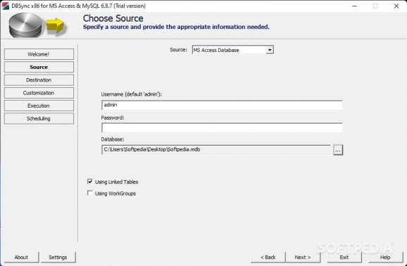 DBSync for MS Access & MySQL screenshot