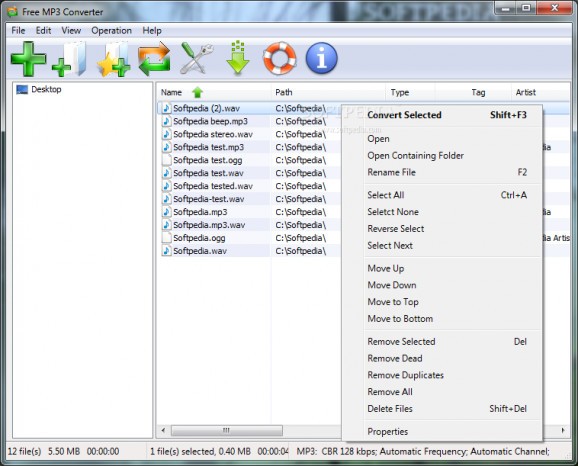 Free MP3 Converter screenshot