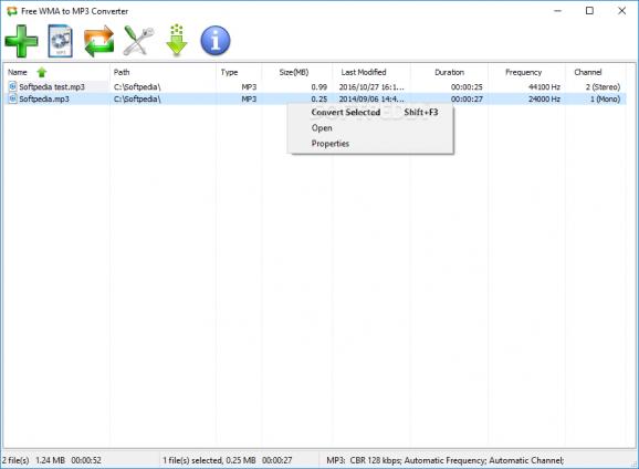 Free WMA MP3 Converter screenshot