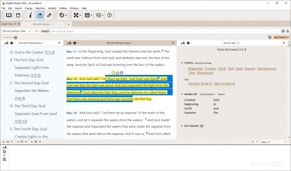 Accordance Bible Software screenshot
