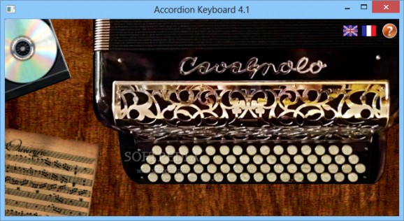 Accordion Keyboard screenshot