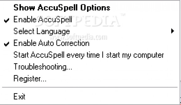 AccuSpell 2008 screenshot