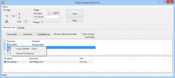 Acid Scanner Free screenshot