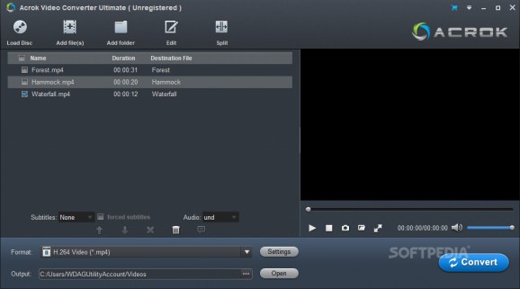 Acrok Video Converter Ultimate screenshot