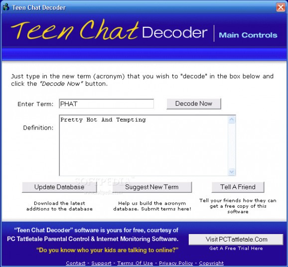 Teen Chat Decoder screenshot