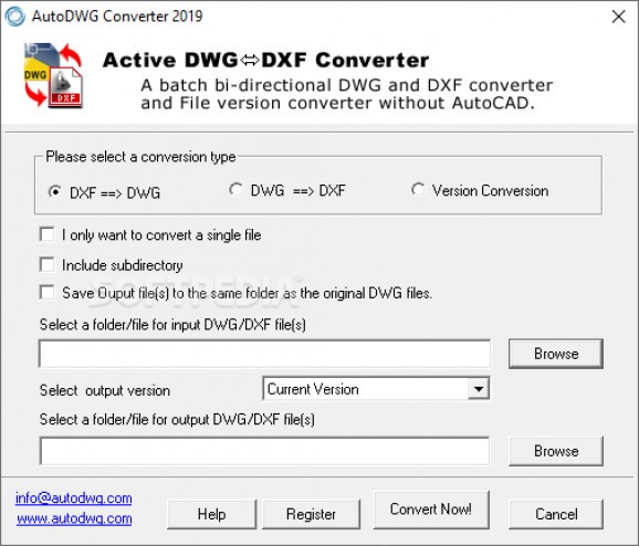 Active DWG DXF Converter screenshot