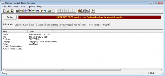 Active E-Book Compiler screenshot