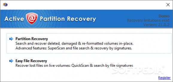 Active@ Partition Recovery screenshot