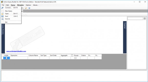 Active Query Builder .NET Edition screenshot