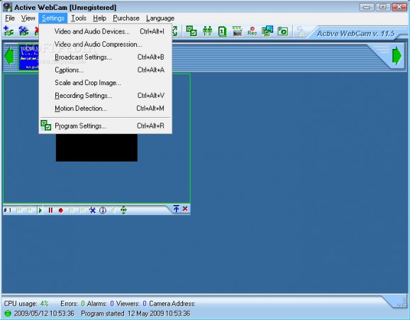 Active WebCam screenshot