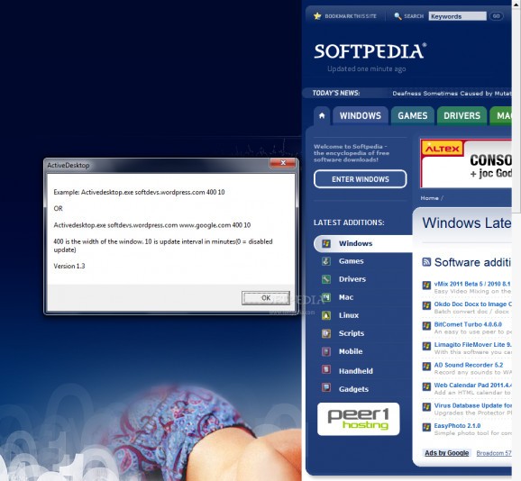 ActiveDesktop screenshot