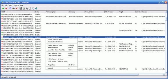 ActiveX Compatibility Manager screenshot