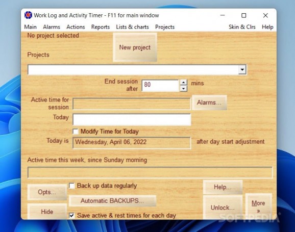Activity Timer screenshot