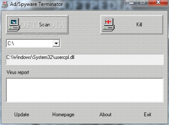 Ad/Spyware Terminator screenshot