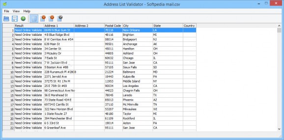 Address List Validator screenshot