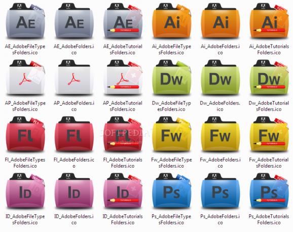 Adobe Folders - Icon Pack screenshot