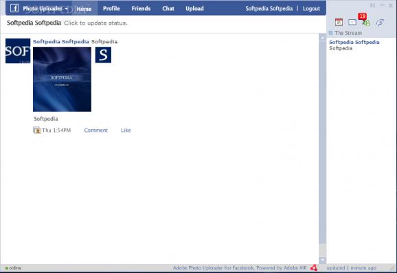 Adobe Photo Uploader for Facebook screenshot