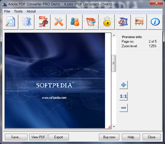 Adolix PDF Converter PRO screenshot