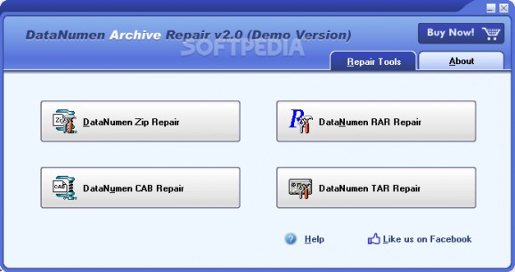 DataNumen Archive Repair screenshot