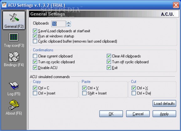 Advanced Clipboard Utility (ACU) screenshot