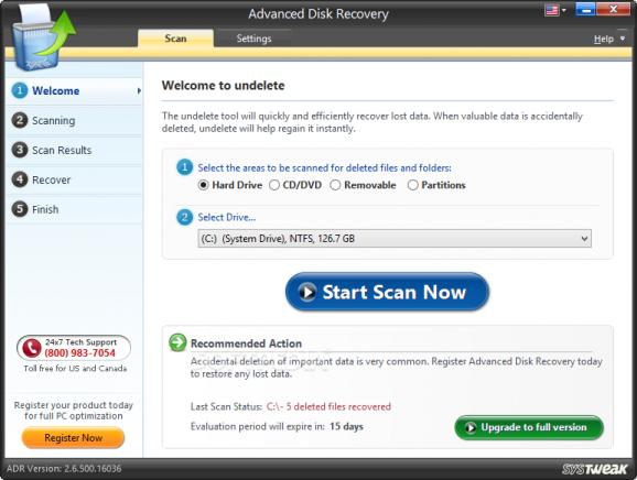 Advanced Disk Recovery screenshot