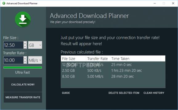 Advanced Download Planner screenshot