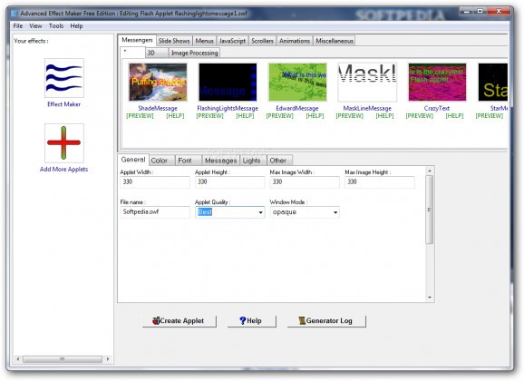 Advanced Effect Maker Freeware Edition screenshot