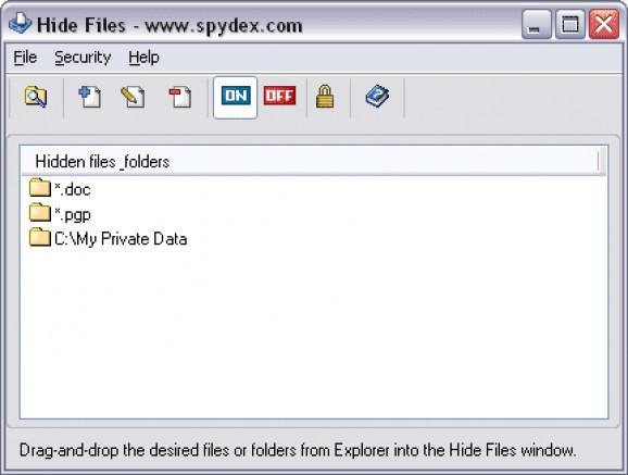 Advanced Hide Folders screenshot