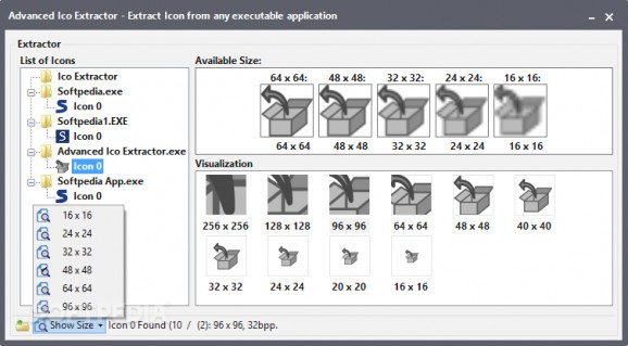 Advanced Icon Extractor screenshot